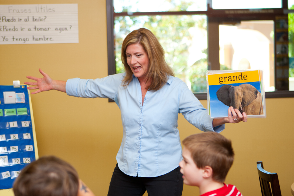 A Spanish language program can strengthen the partnership between teachers and staff.